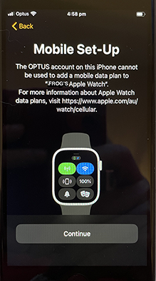 Optus sim for apple watch sale