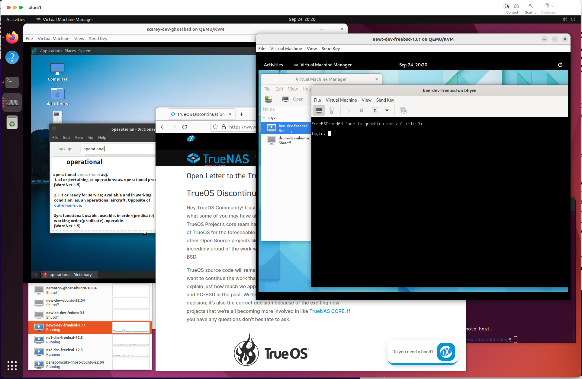 The Elusive BSD Desktop on QEMU / KVM
